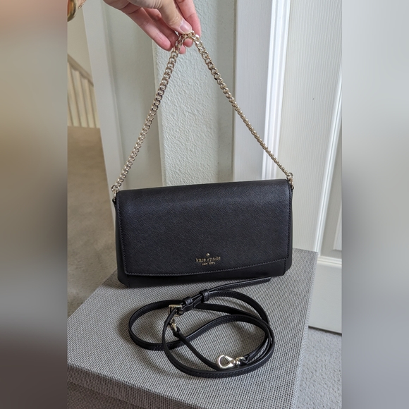 Kate Spade Laurel Way Greer Crossbody Shoulder Bag - Black - Picture 2 of 12